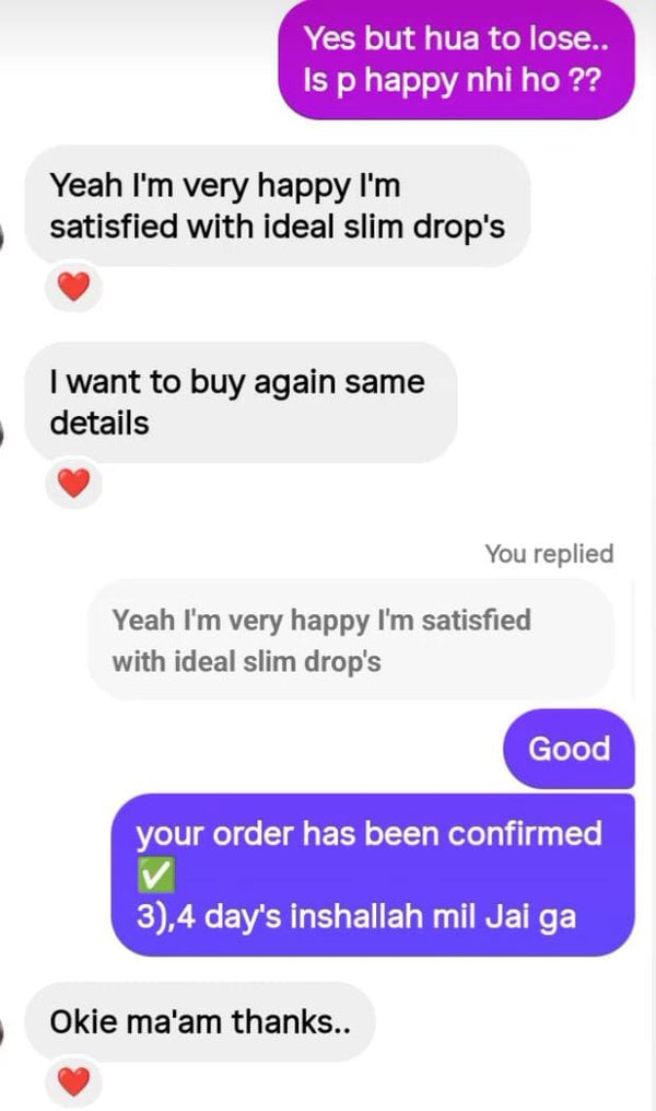 Customer testimonial